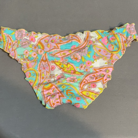 Floral pattern ruffle bikini bottom - Picture 4 of 5